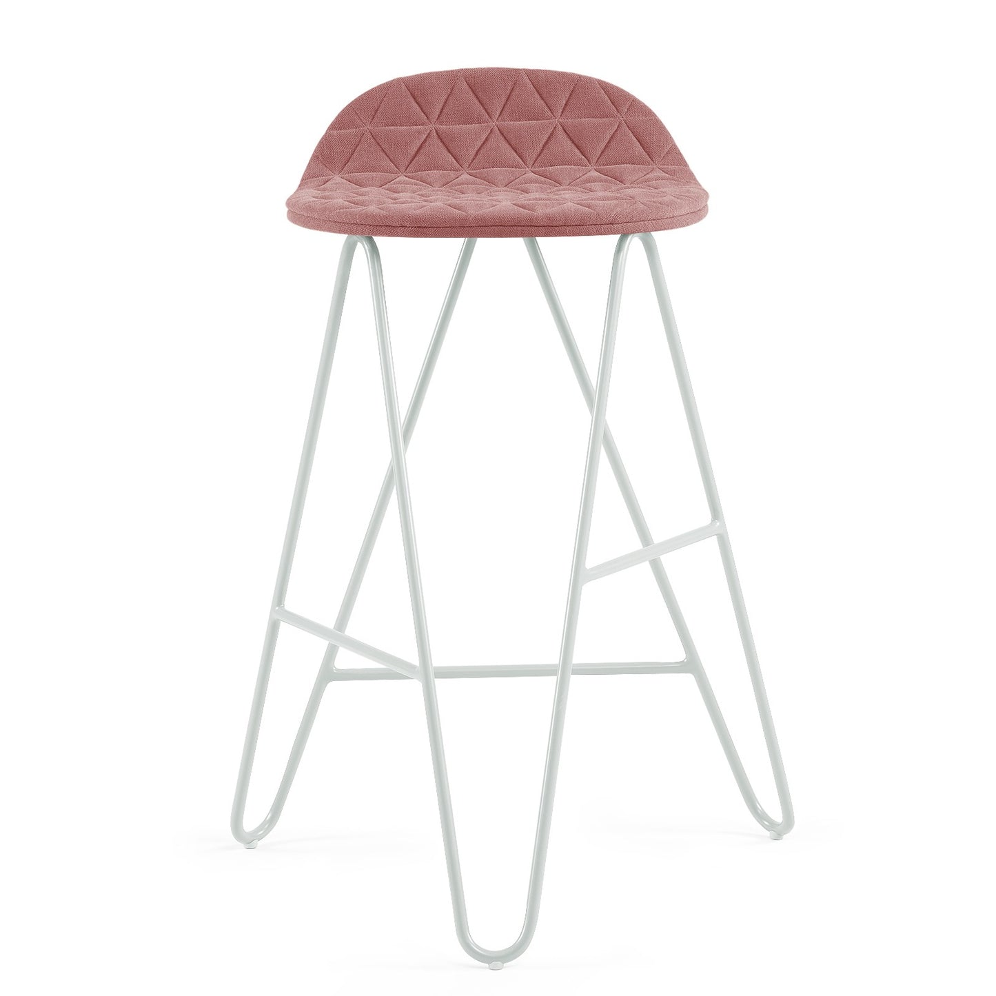 Bar stool Mannequin Bar 02 Low - Dusty Rose