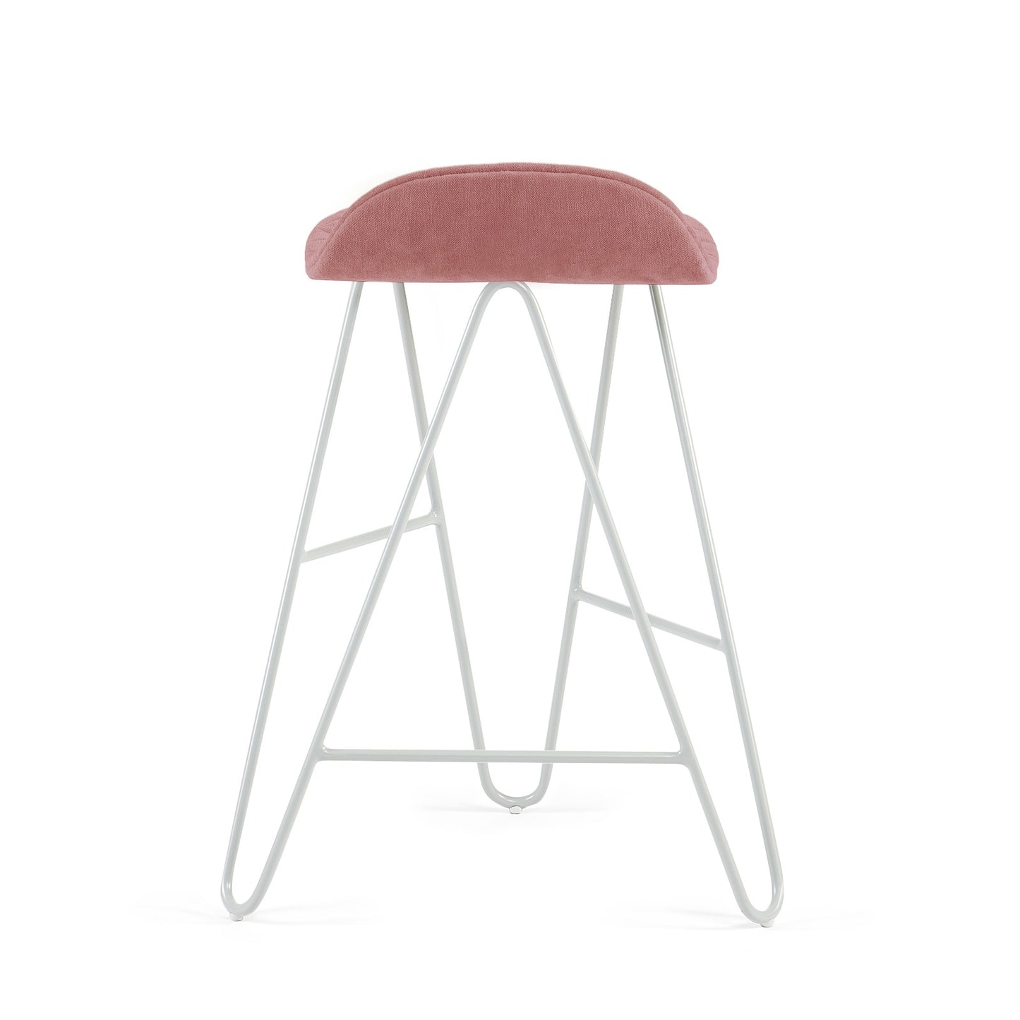 Bar stool Mannequin Bar 02 Low - Dusty Rose