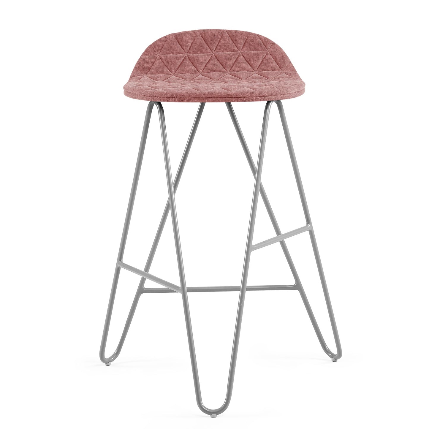 Bar stool Mannequin Bar 02 Low - Dusty Rose