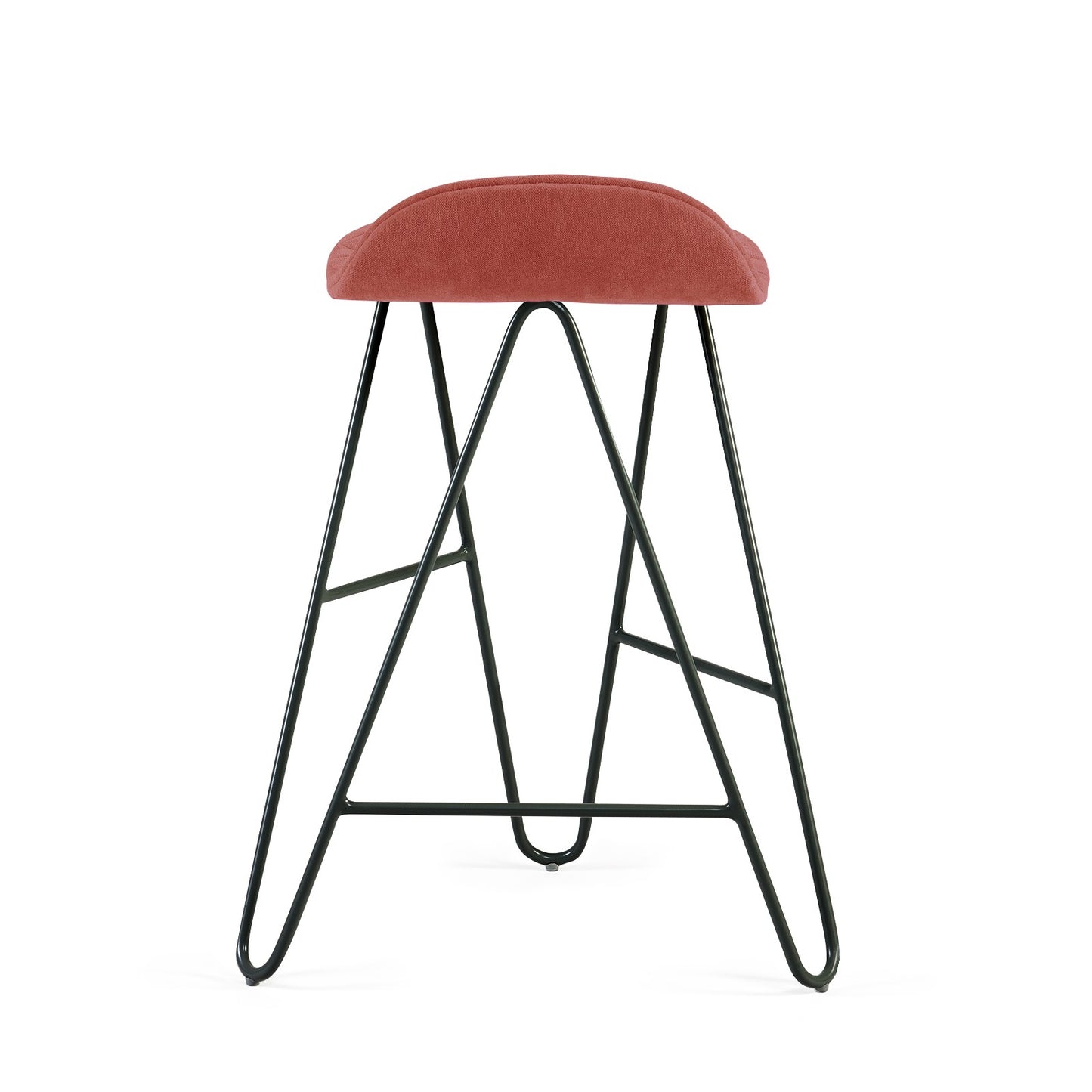 Bar stool Mannequin Bar 02 Low - Coral