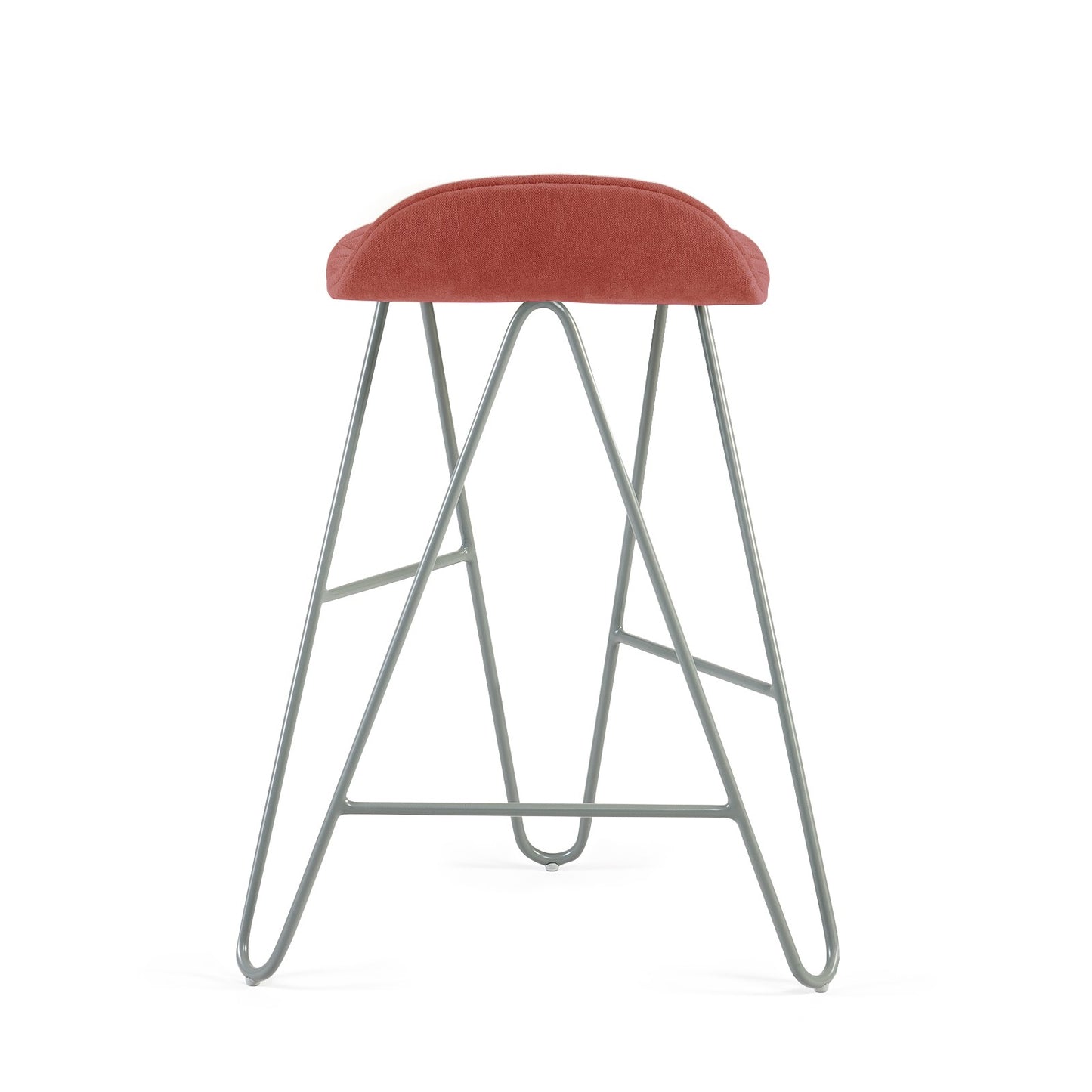 Bar stool Mannequin Bar 02 Low - Coral
