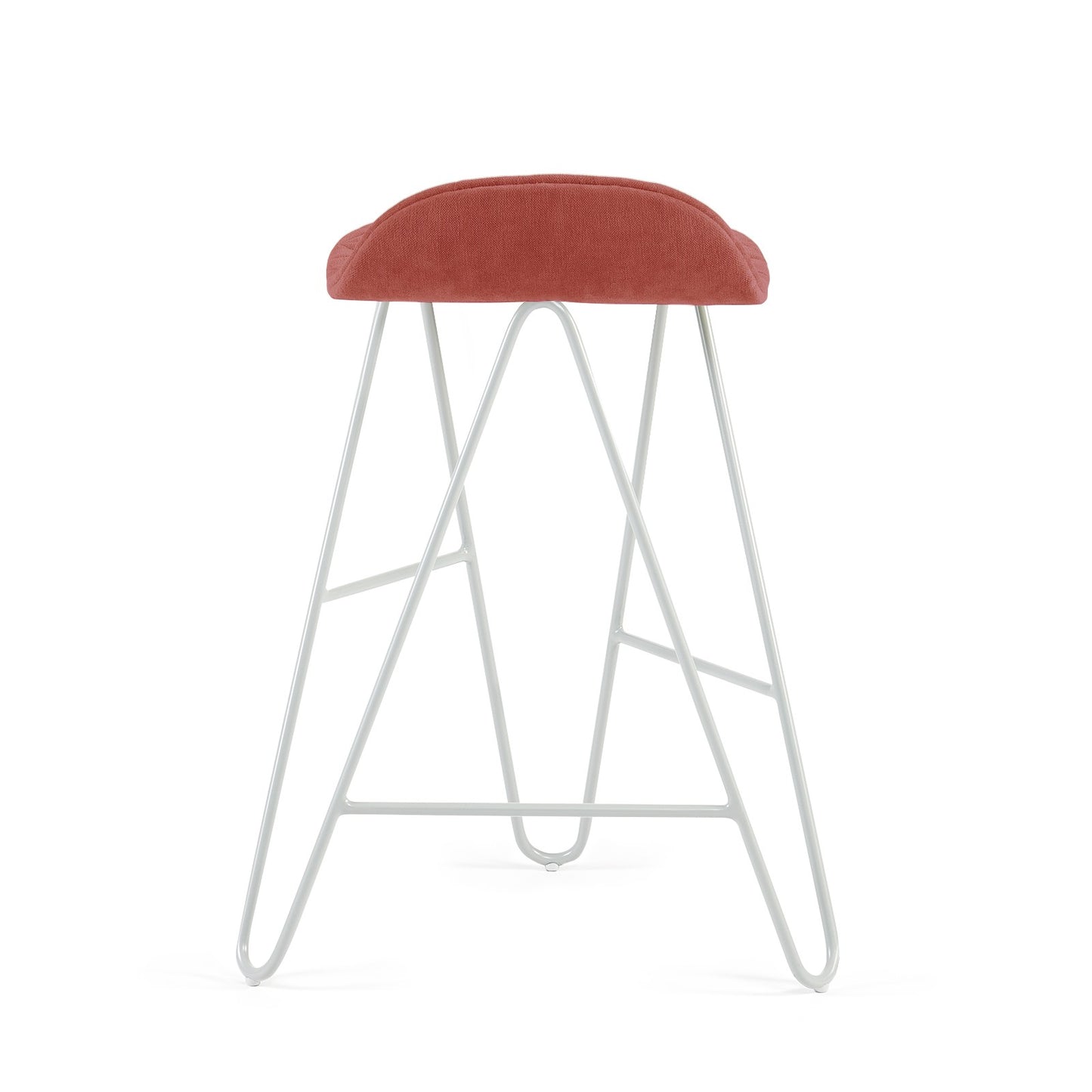 Bar stool Mannequin Bar 02 Low - Coral