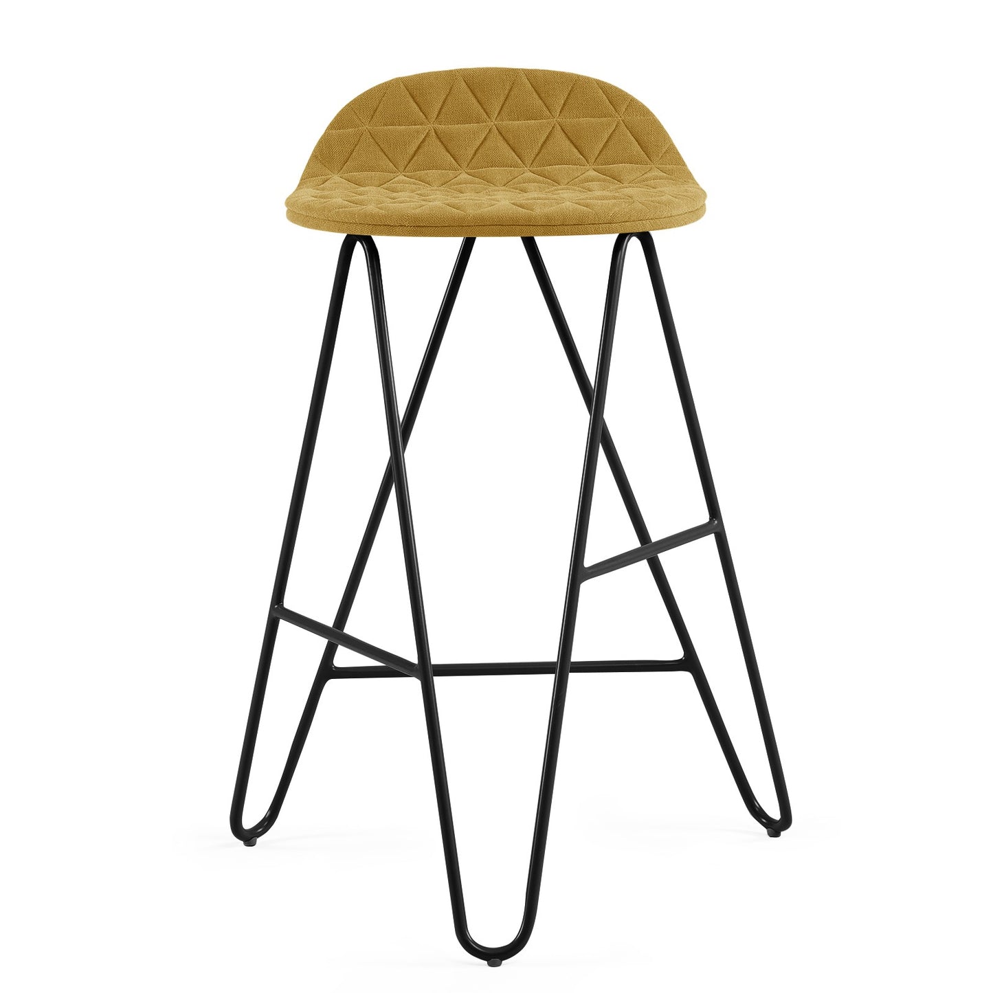 Bar stool Mannequin Bar 02 Low - Mustard