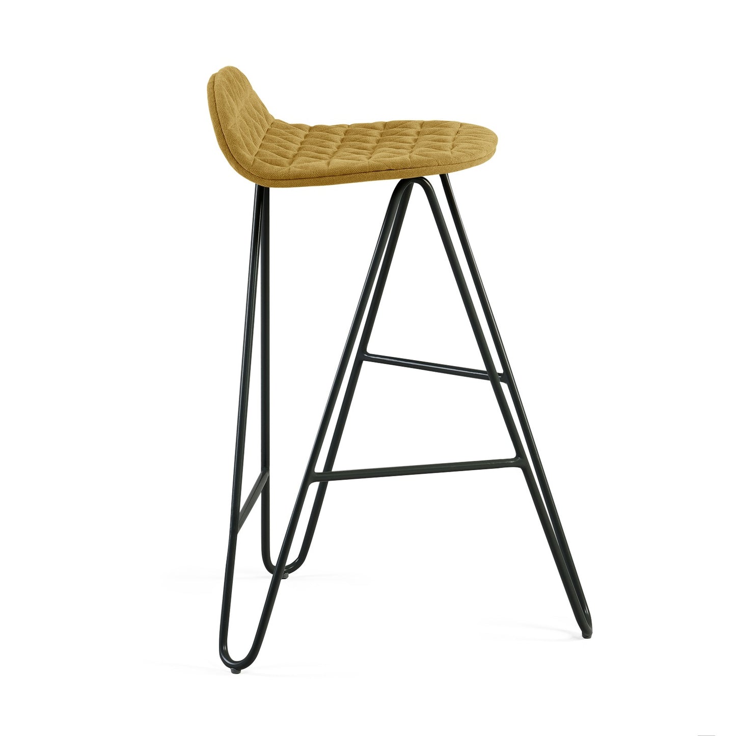 Bar stool Mannequin Bar 02 Low - Mustard