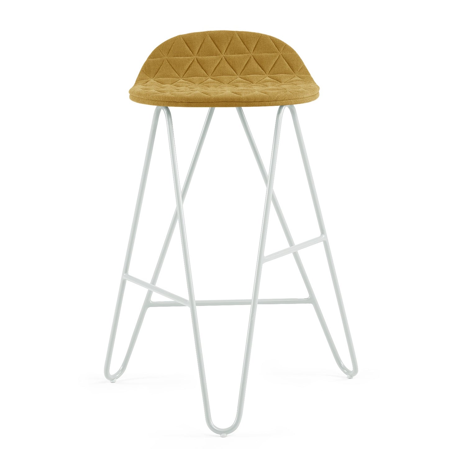 Bar stool Mannequin Bar 02 Low - Mustard