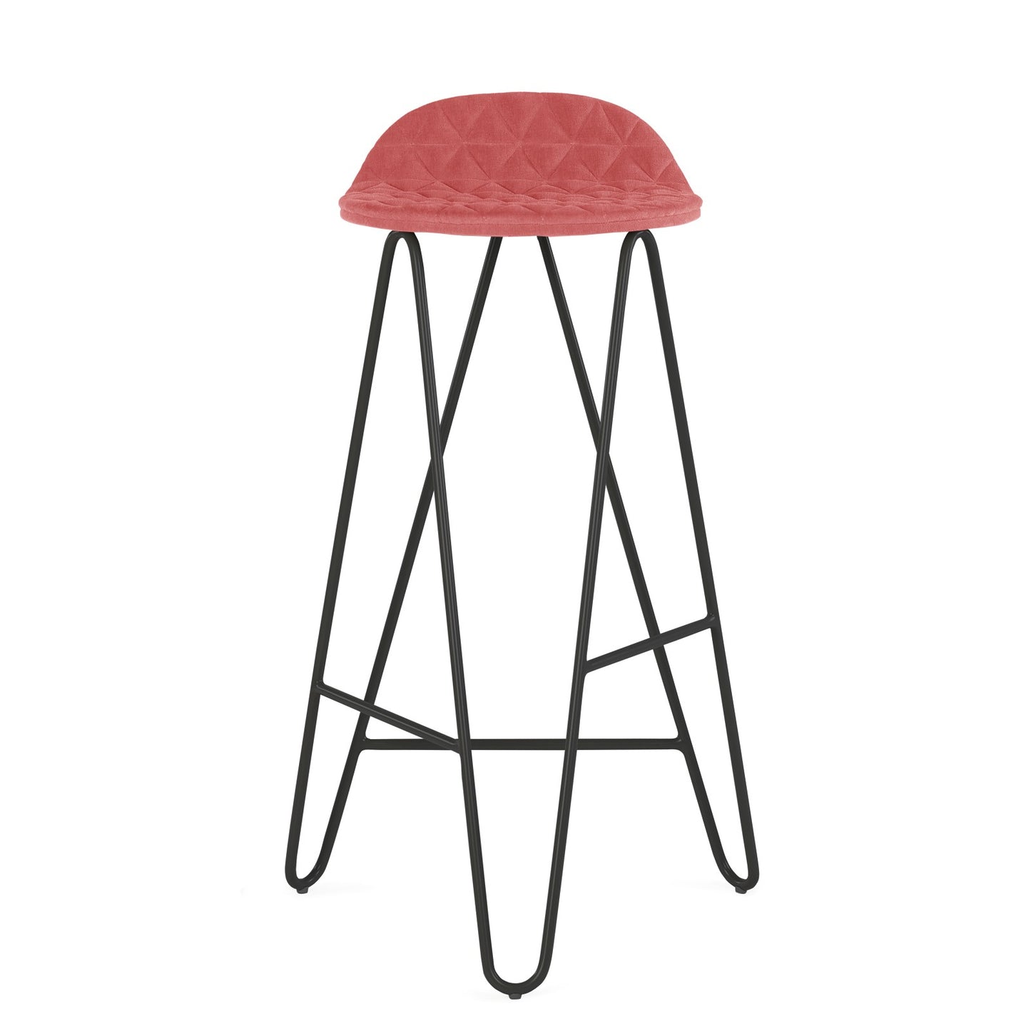 Bar stool Mannequin Bar 02 High - Coral