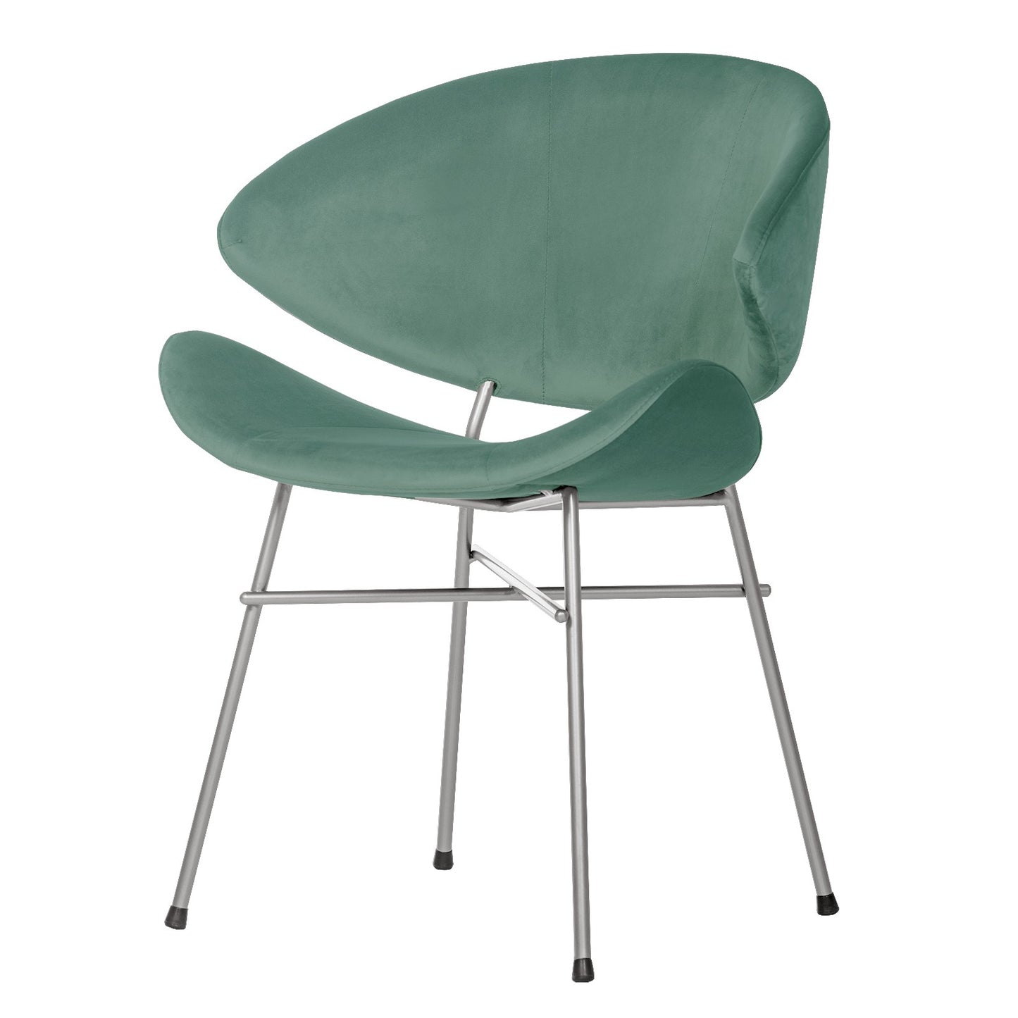 Chair Cheri Velours Chrome - Mint