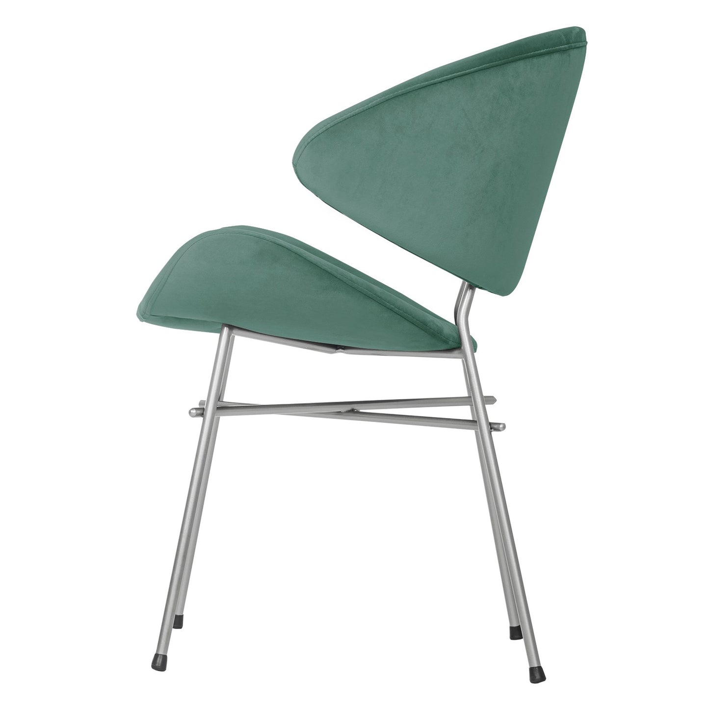 Chair Cheri Velours Chrome - Mint