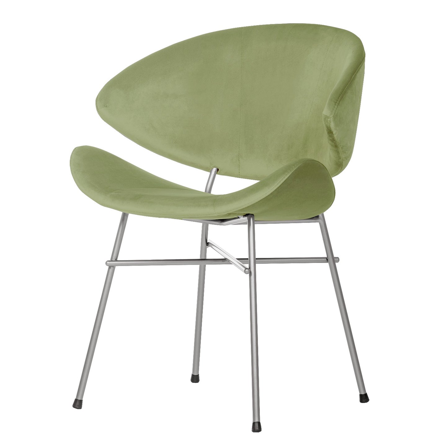 Chair Cheri Velours Chrome - Light Green
