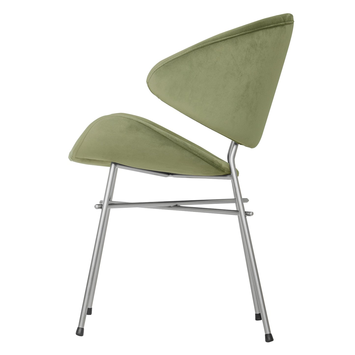Chair Cheri Velours Chrome - Light Green