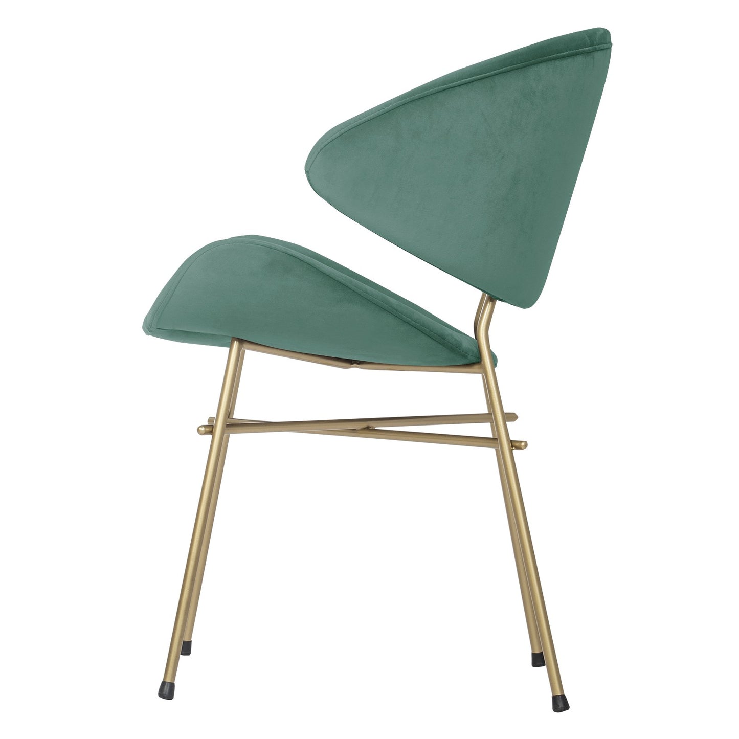 Chair Cheri Velours Gold - Mint