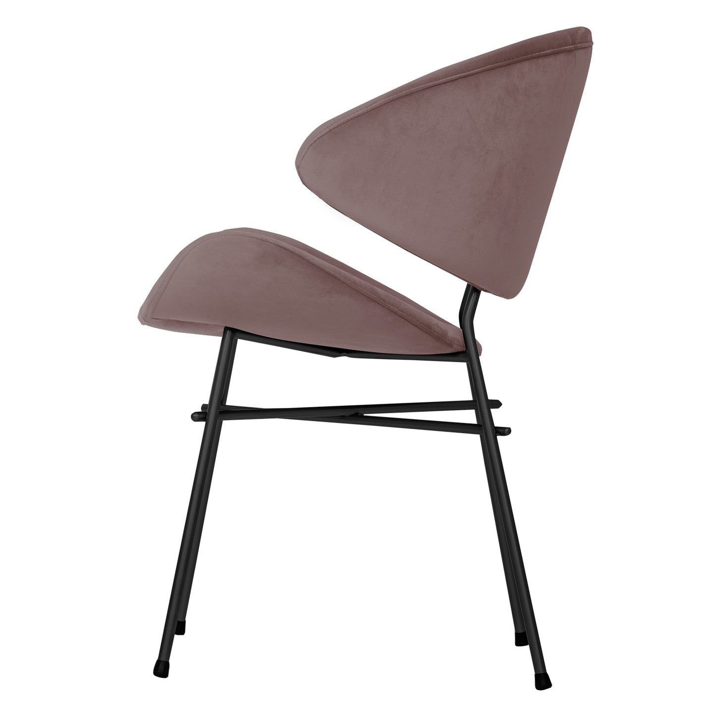 Chair Cheri Velours - Dusty Rose