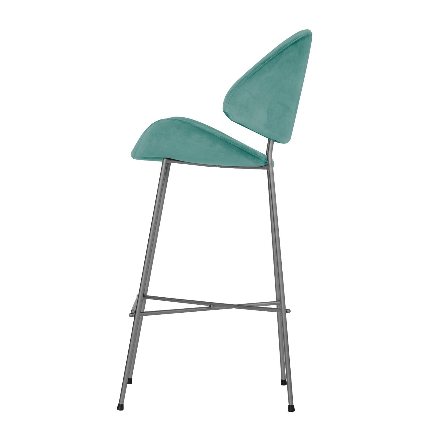 Bar stool Cheri Bar Velours High - Mint