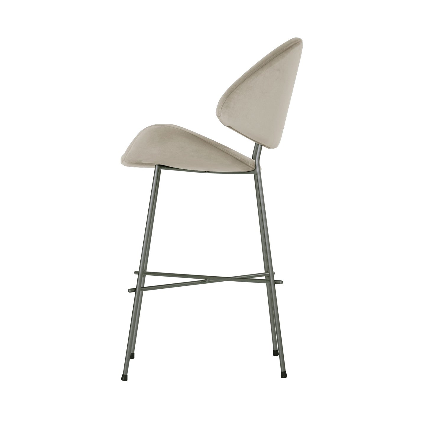 Bar stool Cheri Bar Velours Low - Beige
