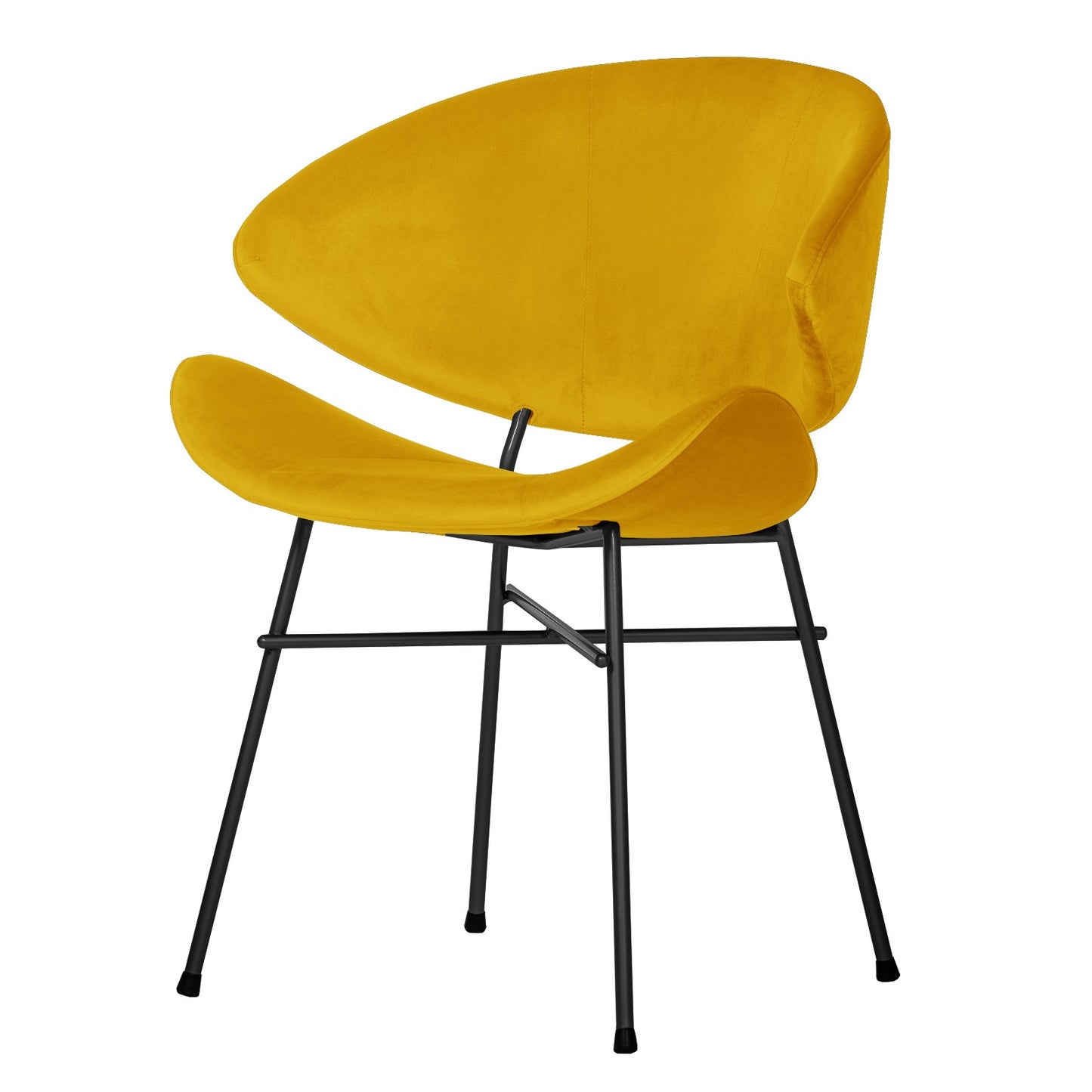 Chair Cheri Velours - Mustard