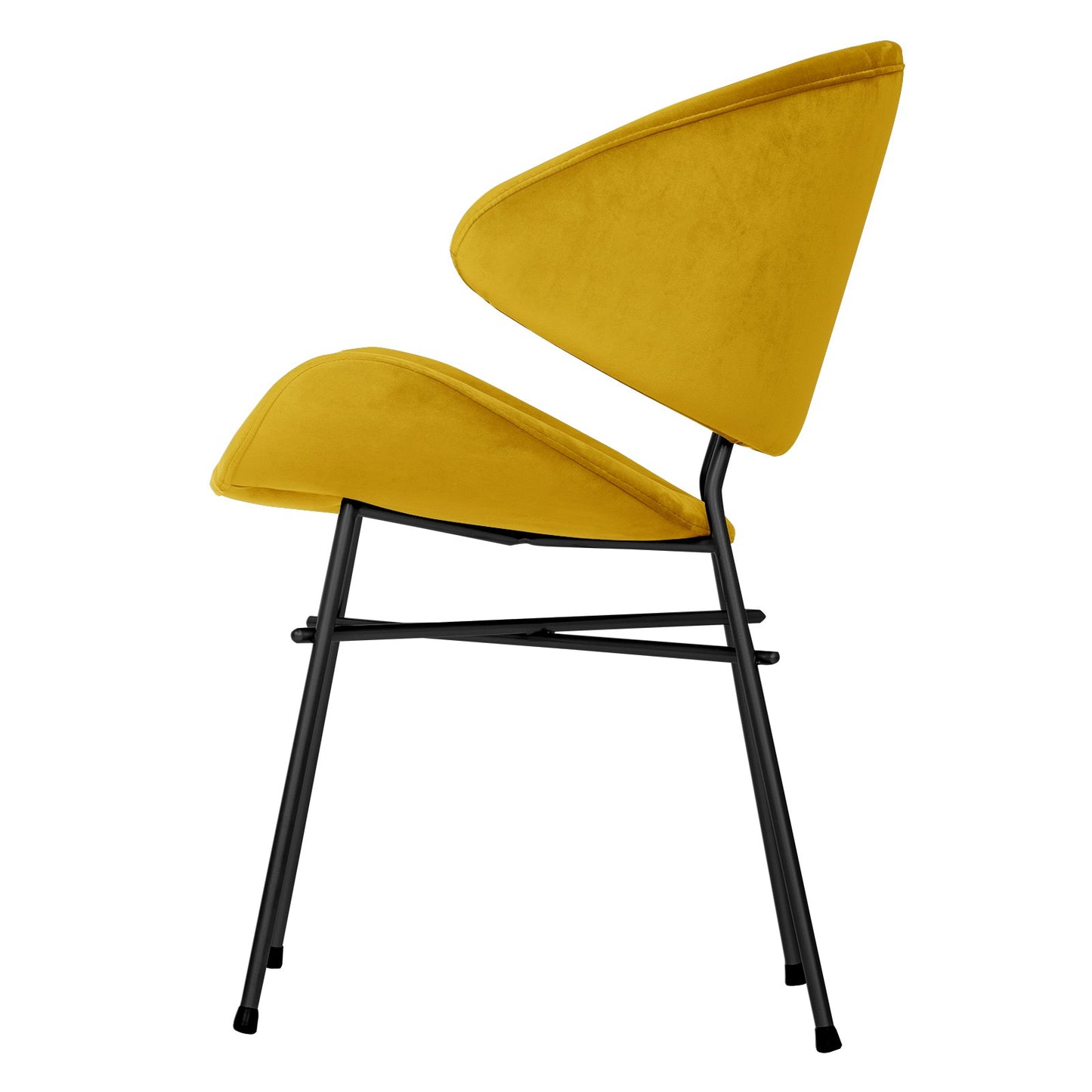 Chair Cheri Velours - Mustard