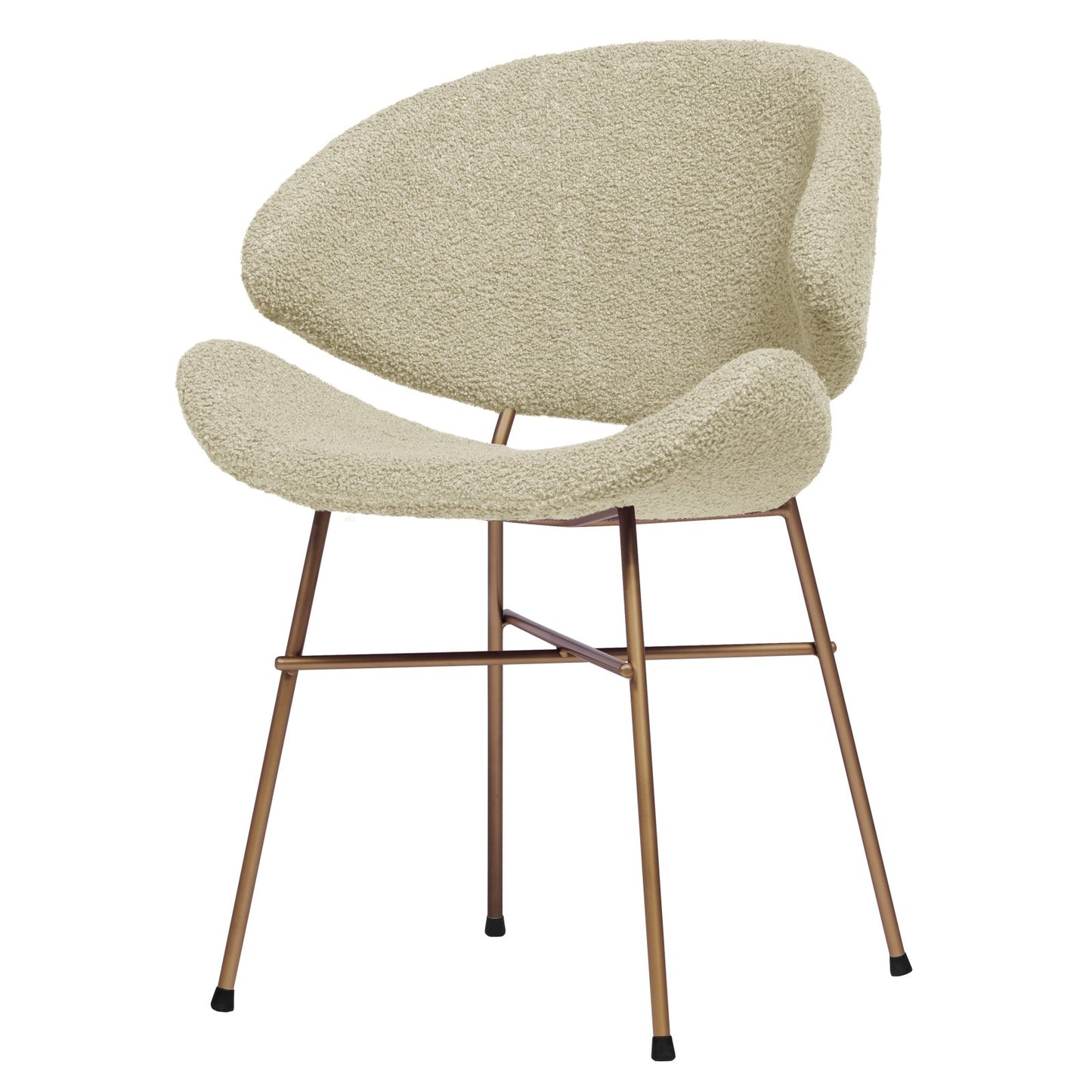 Chair Cheri Boucle Copper - Beige