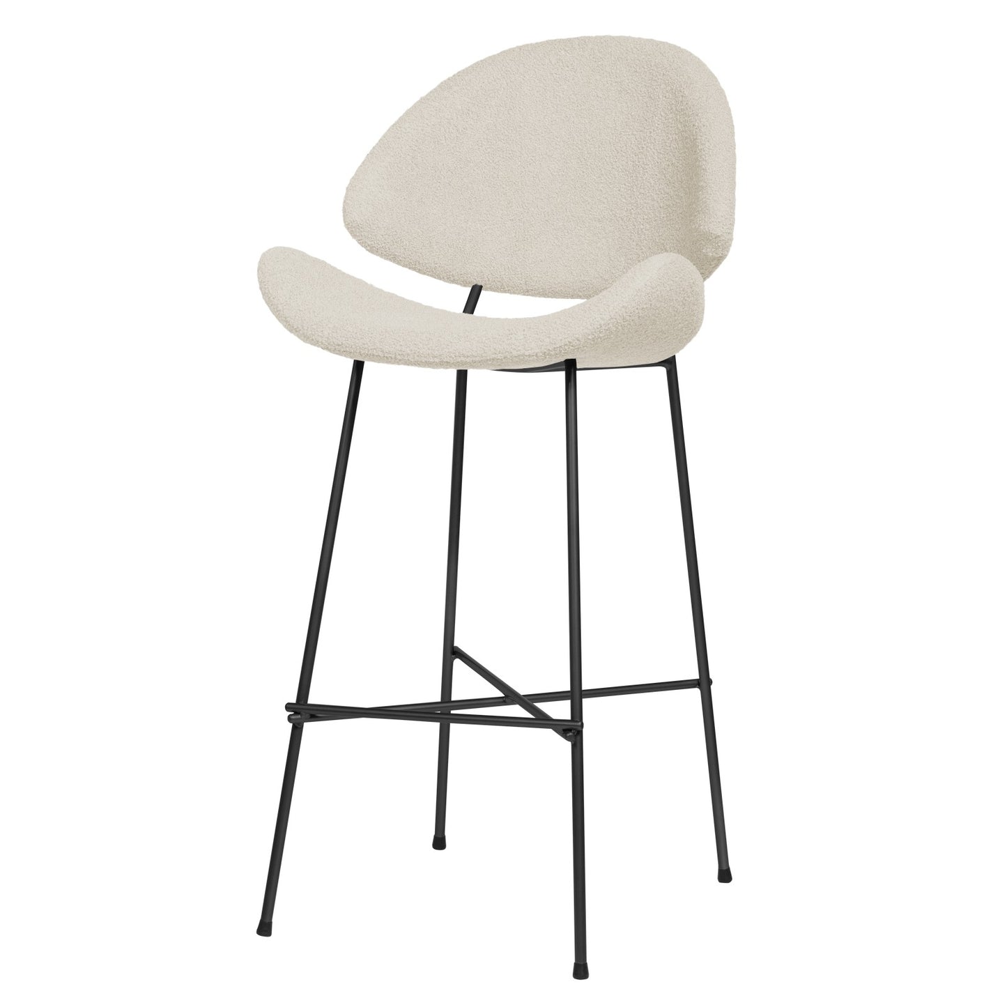 Bar stool Cheri Bar Boucle High - Ecru