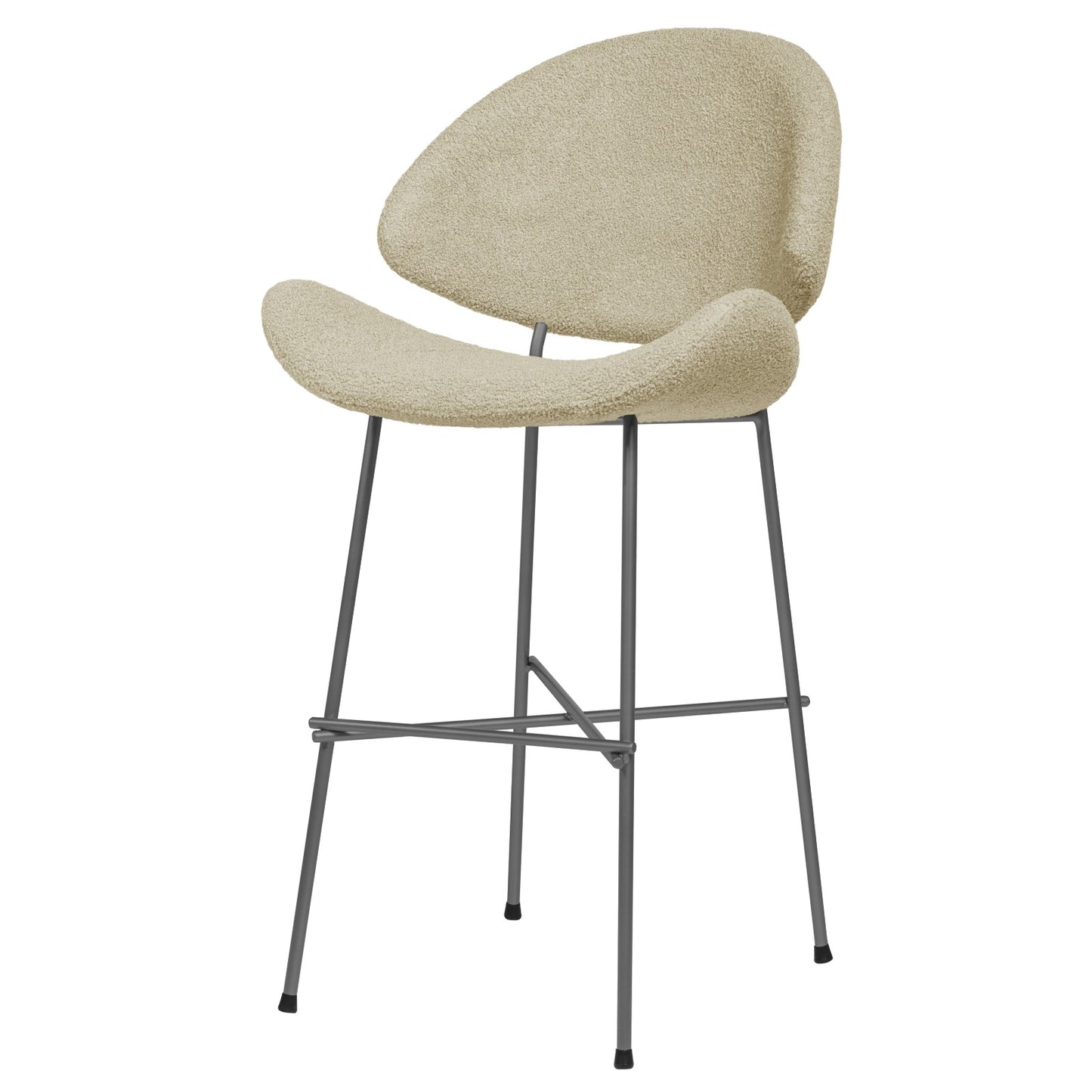 Bar stool Cheri Bar Boucle Low - Beige