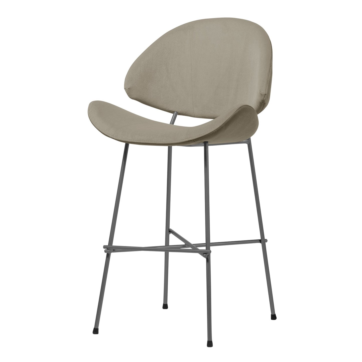 Bar stool Cheri Bar Velours Low - Beige
