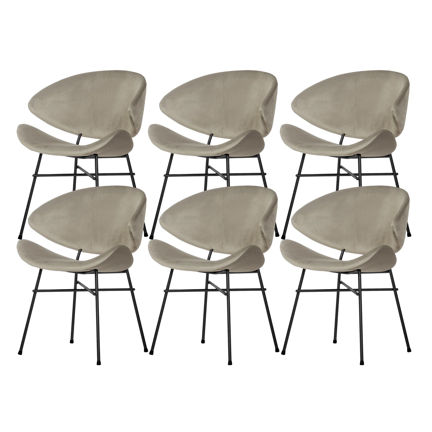 Cheri Velours Standard - 6 Chairs Pack