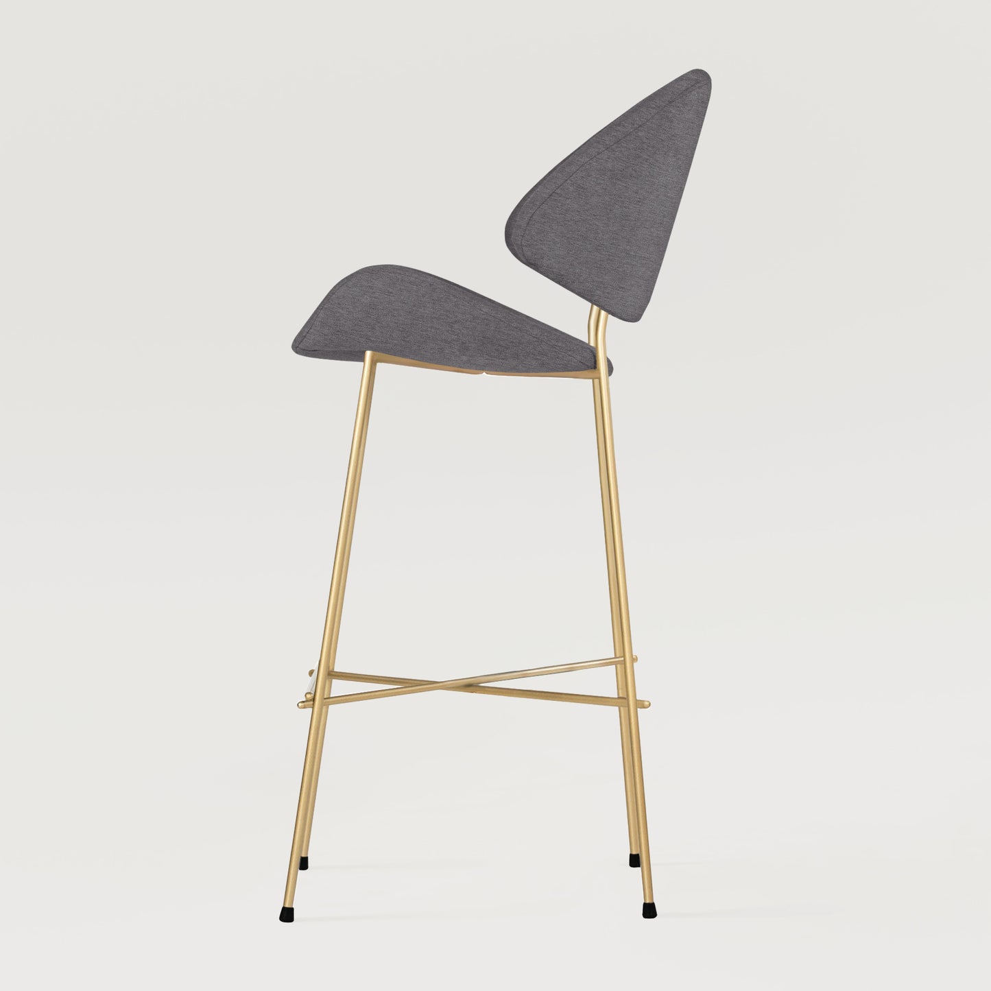 Bar stool Cheri Bar Maero Gold High - Dark Grey
