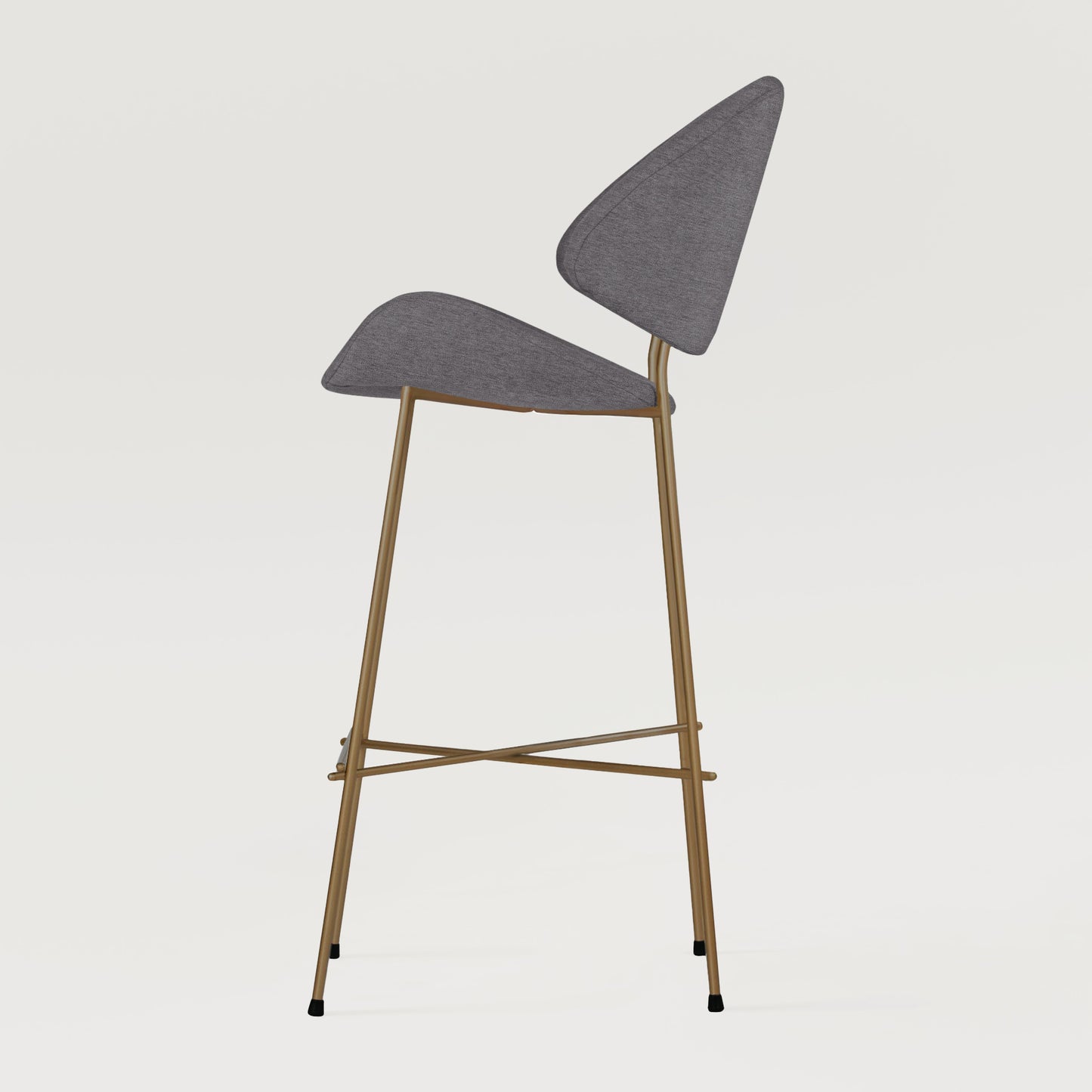 Bar stool Cheri Bar Maero Copper High - Dark Grey
