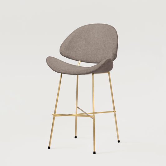 Bar stool Cheri Bar Maero Gold Low - Beige