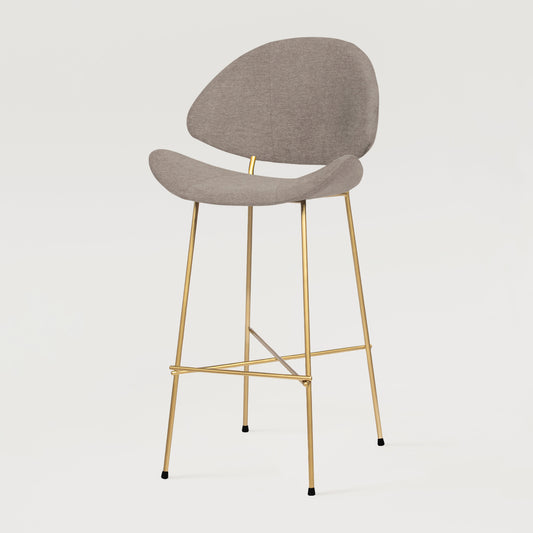 Bar stool Cheri Bar Maero Gold High - Beige
