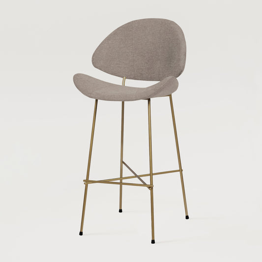 Bar stool Cheri Bar Maero Copper High - Beige
