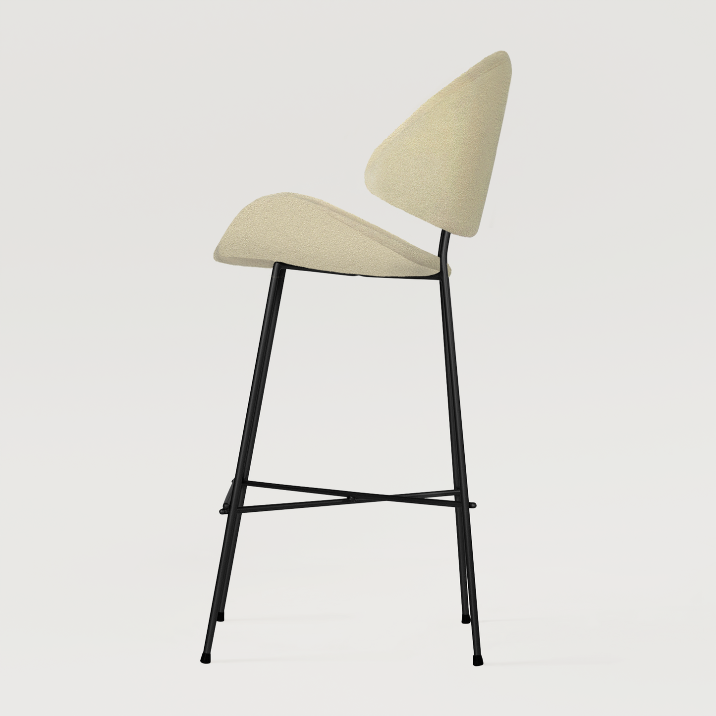 Bar stool Cheri Bar Boucle High - Beige