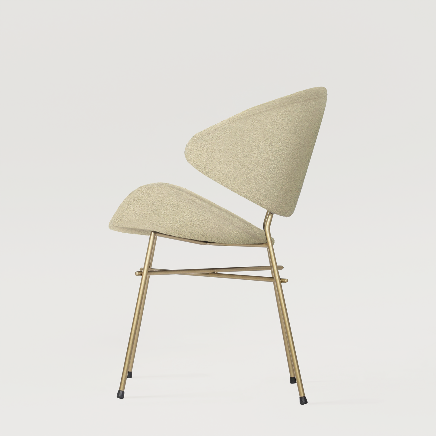 Chair Cheri Boucle Gold - Beige