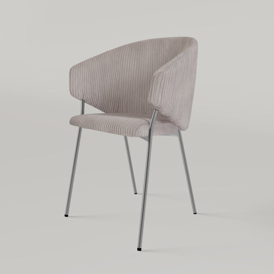 Chair Throne Cord Chrome - Beige