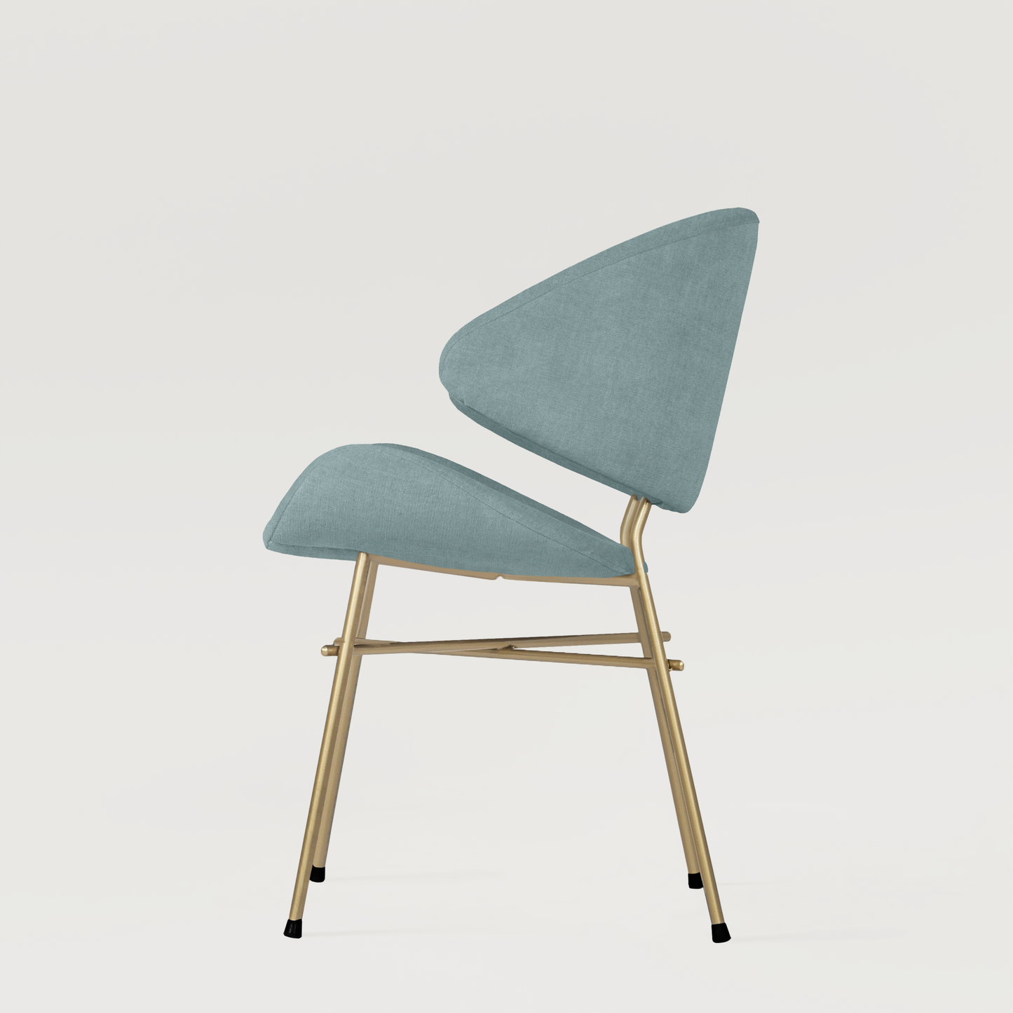 Chair Cheri Trend Gold - Light Blue