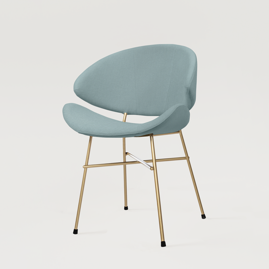 Chair Cheri Trend Gold - Light Blue