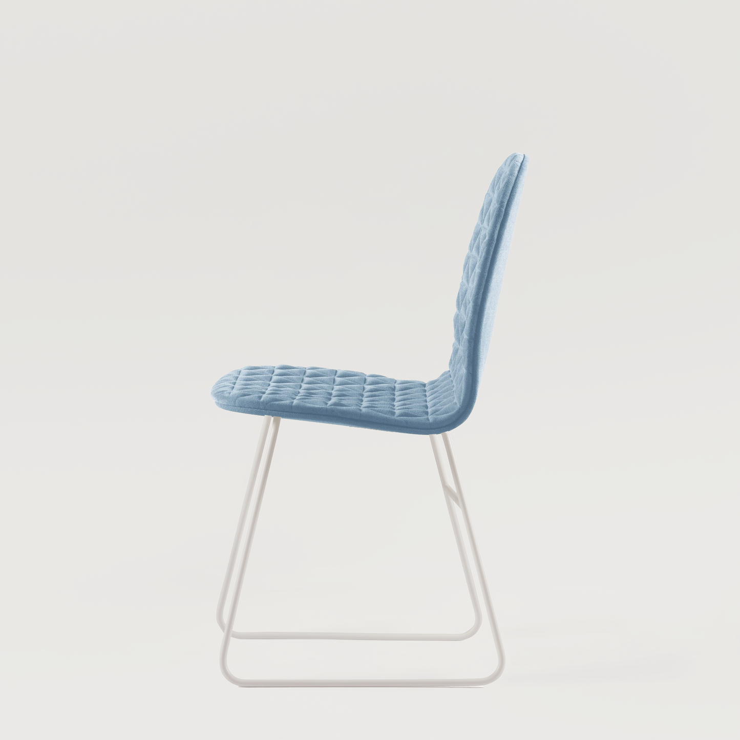 Chair Mannequin 02 White - Light Blue