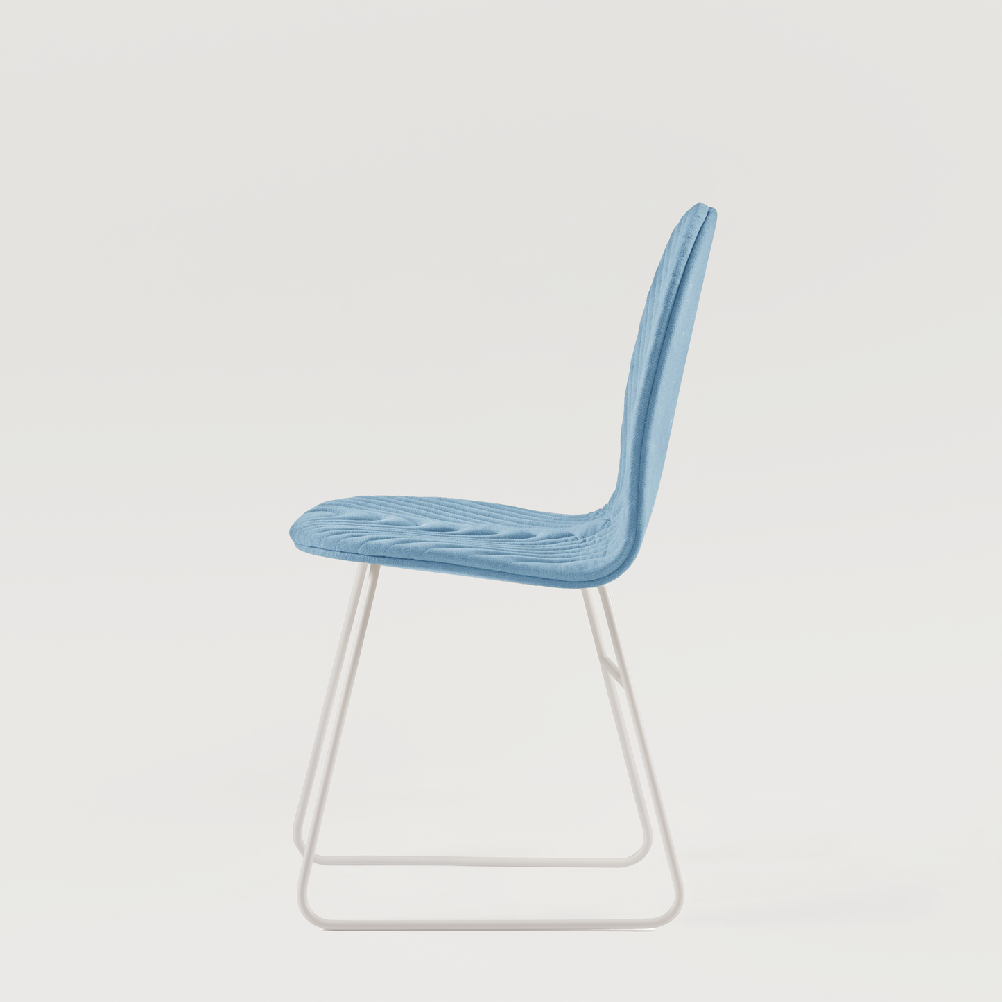 Chair Mannequin 02 White - Light Blue