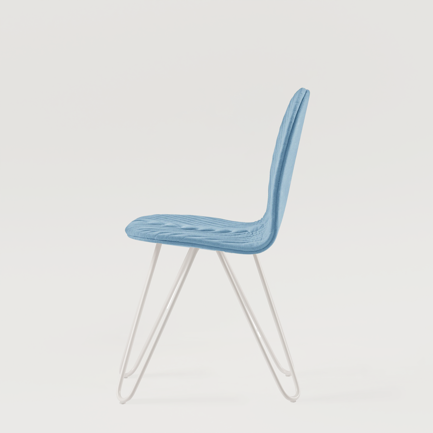 Chair Mannequin 03 White - Light Blue