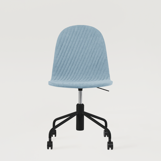 Chair Mannequin 06 Black - Light Blue