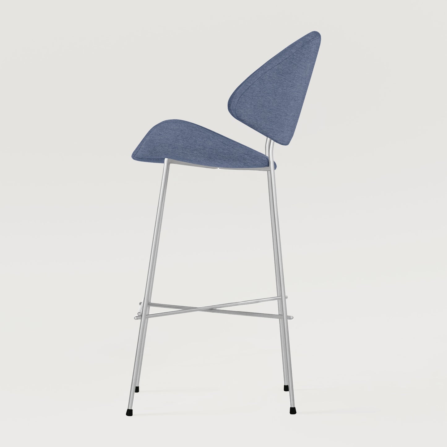 Bar stool Cheri Bar Maero Chrome High - Blue Jeans
