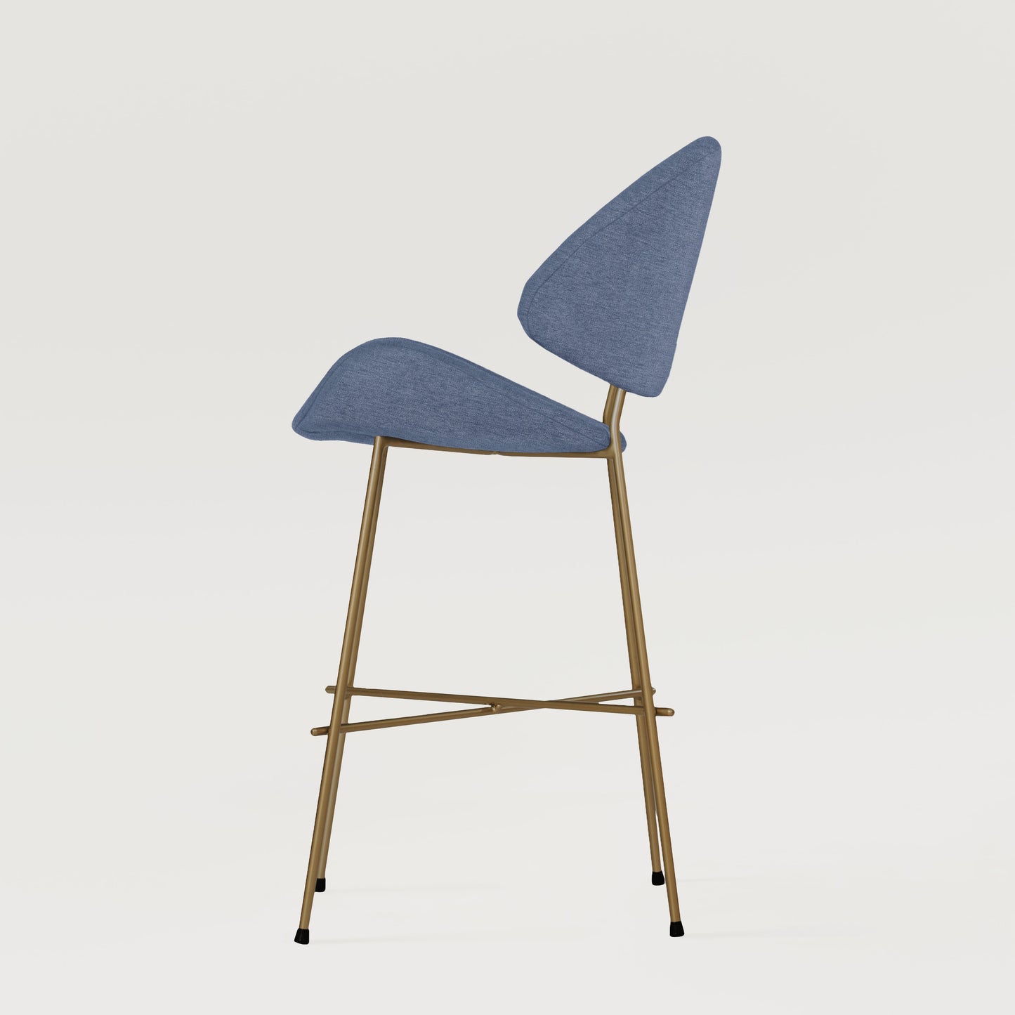 Bar stool Cheri Bar Maero Copper Low - Blue Jeans