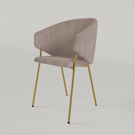 Chair Throne Cord Gold - Brown