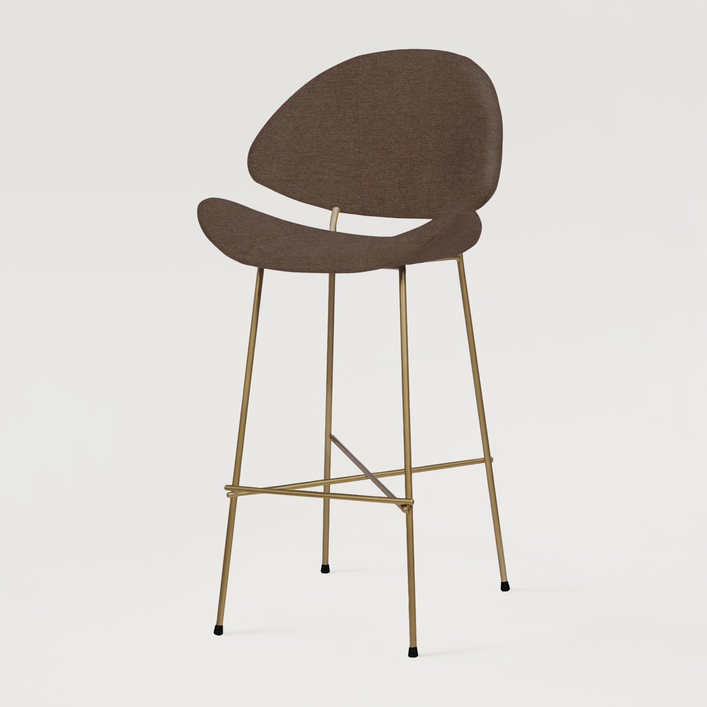 Bar stool Cheri Bar Maero Copper High - Brown