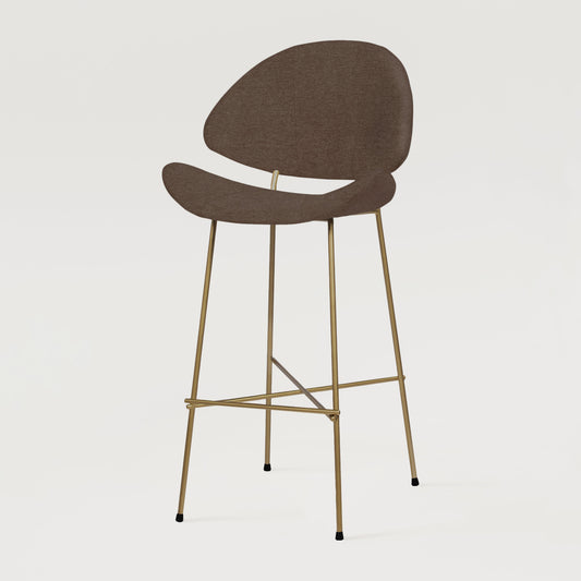 Bar stool Cheri Bar Maero Copper High - Brown