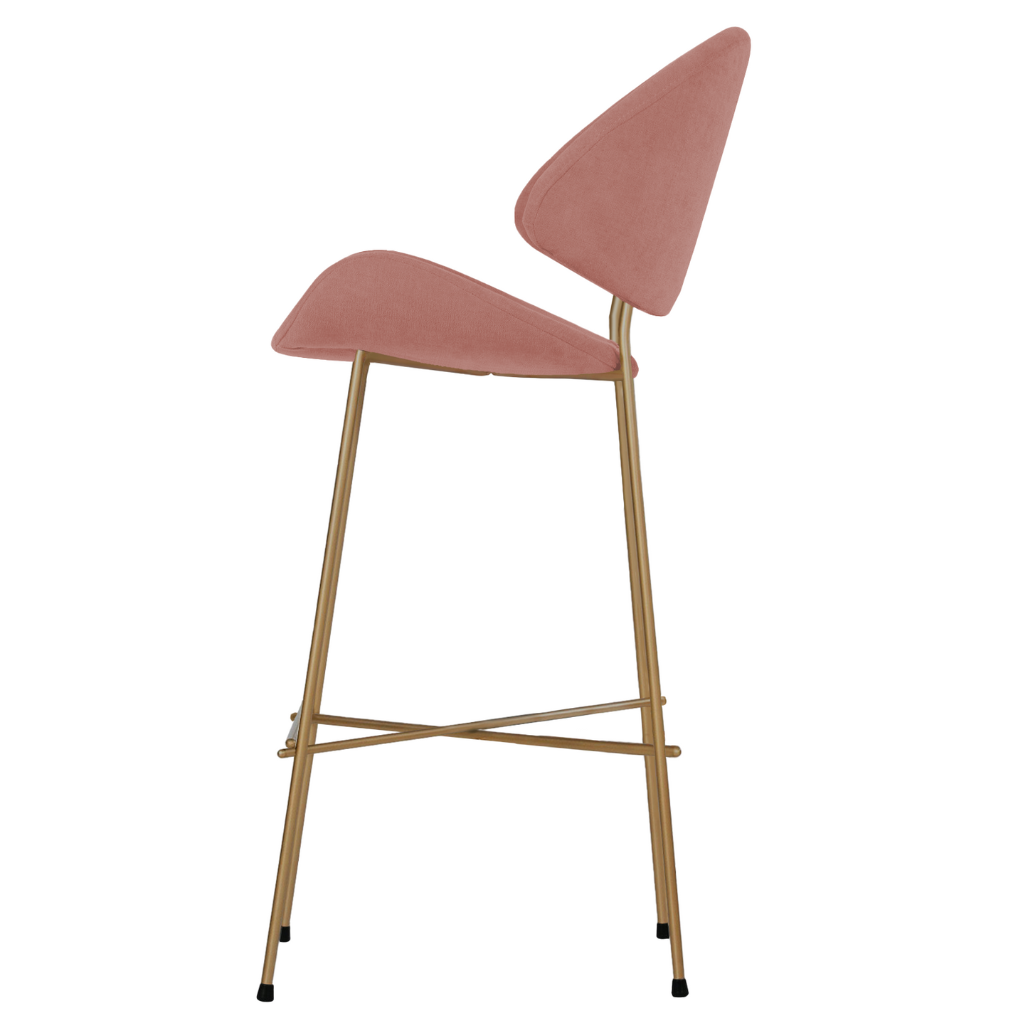 Bar stool Cheri Bar Trend Copper High - Dusty Rose