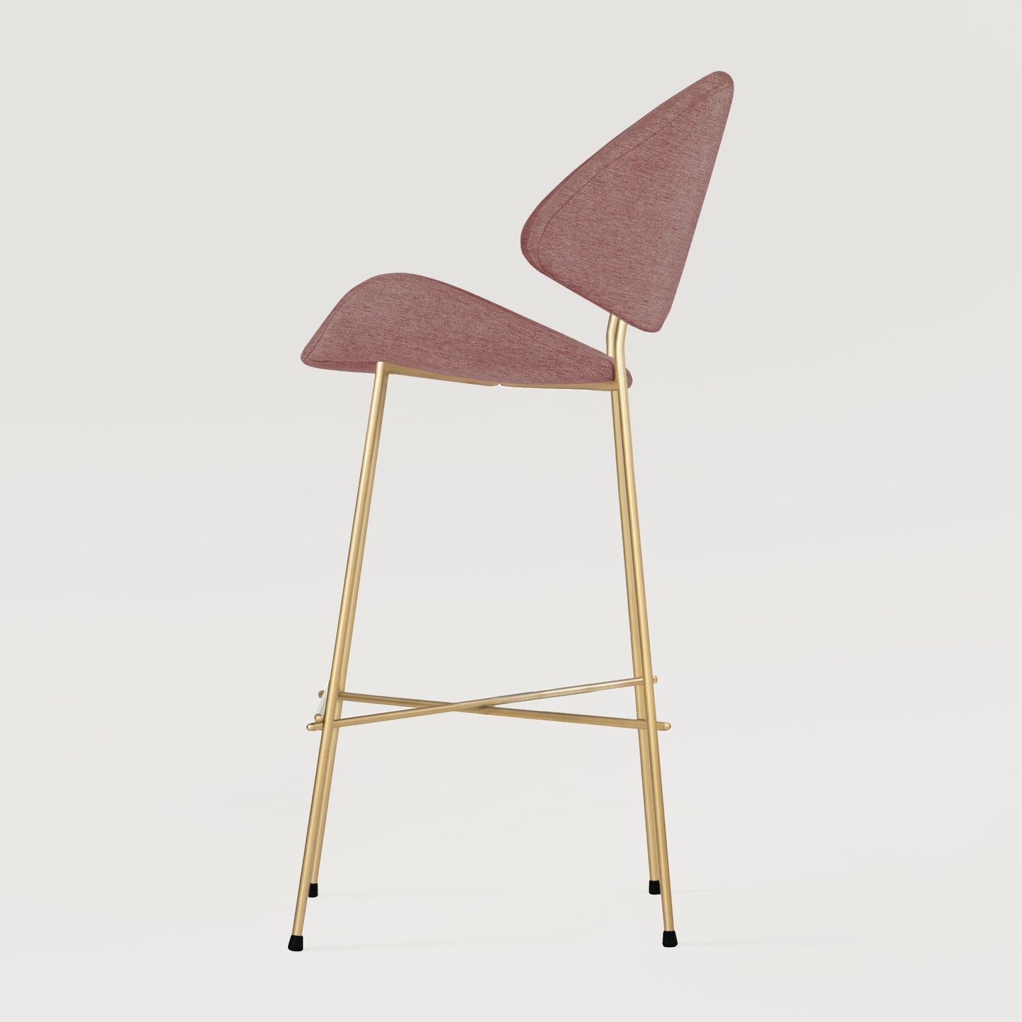 Bar stool Cheri Bar Maero Gold High - Dusty Rose