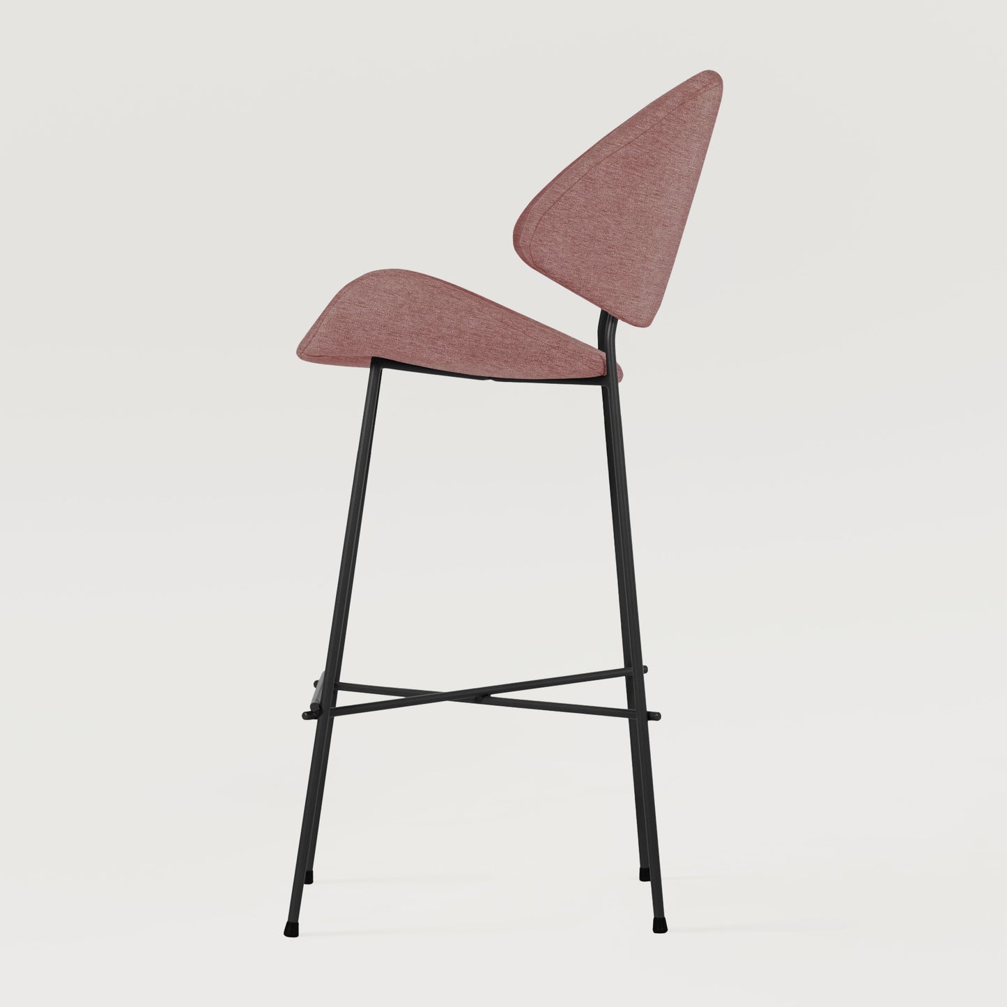 Bar stool Cheri Bar Maero High - Dusty Rose