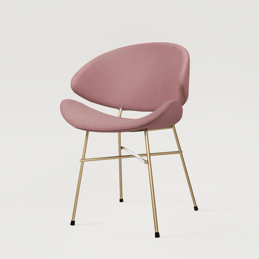 Chair Cheri Trend Gold - Dusty Rose