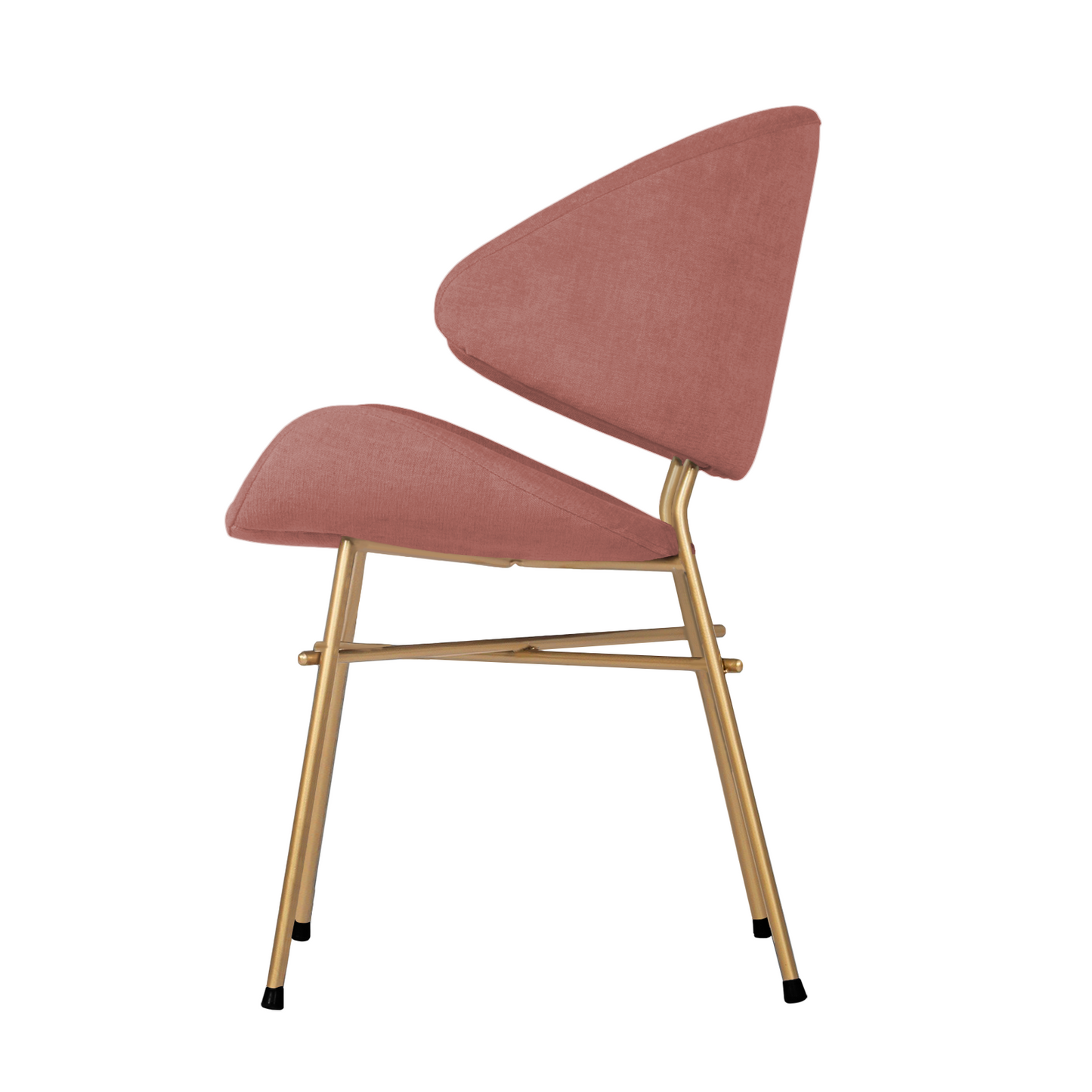 Chair Cheri Trend Gold - Dusty Rose