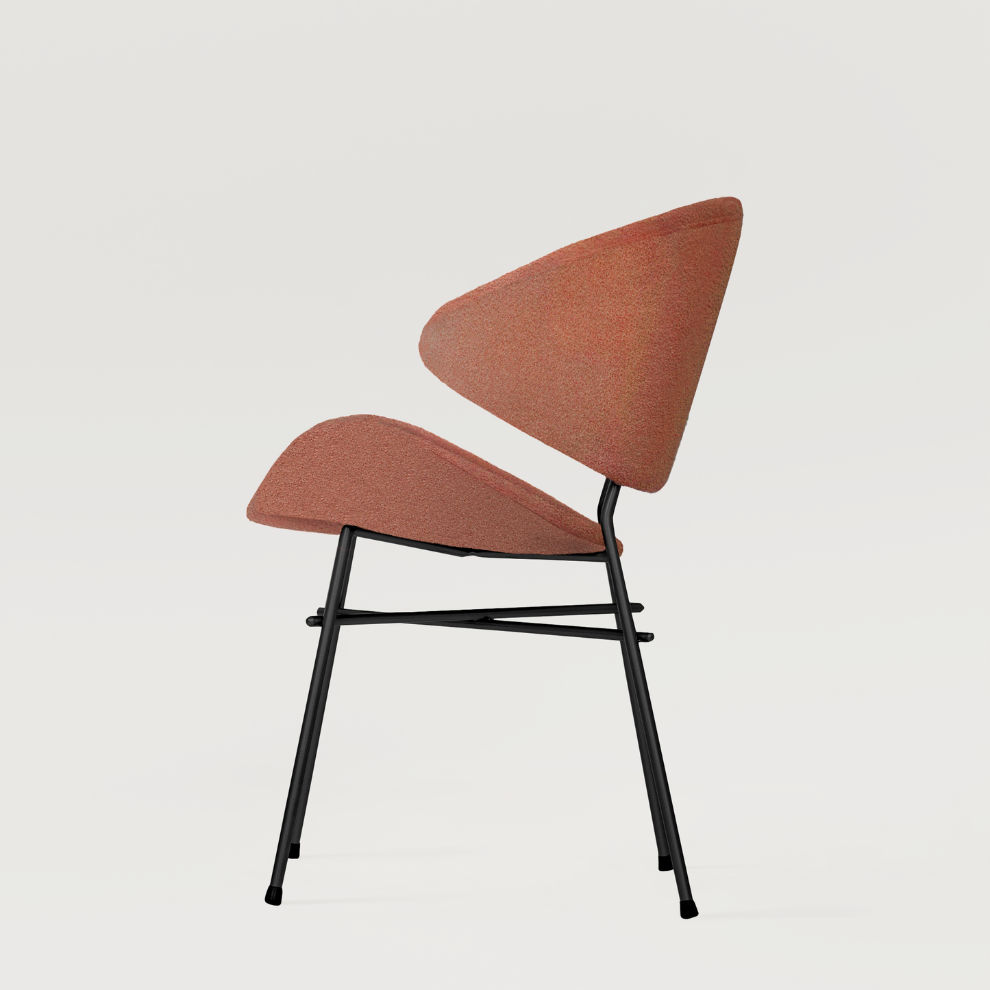 Chair Cheri Boucle - Brick Red